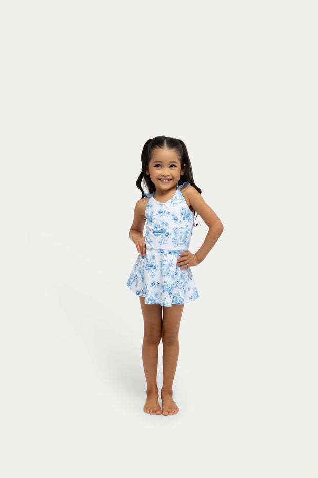 Palmer Print Skirted Leotard