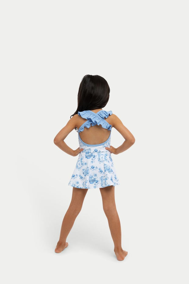 Palmer Print Skirted Leotard