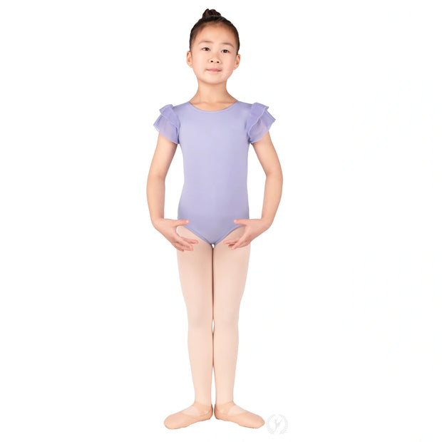 4142C Child Flutter Sleeve Leotard