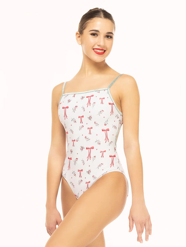 Candy Christmas Bows Leotard