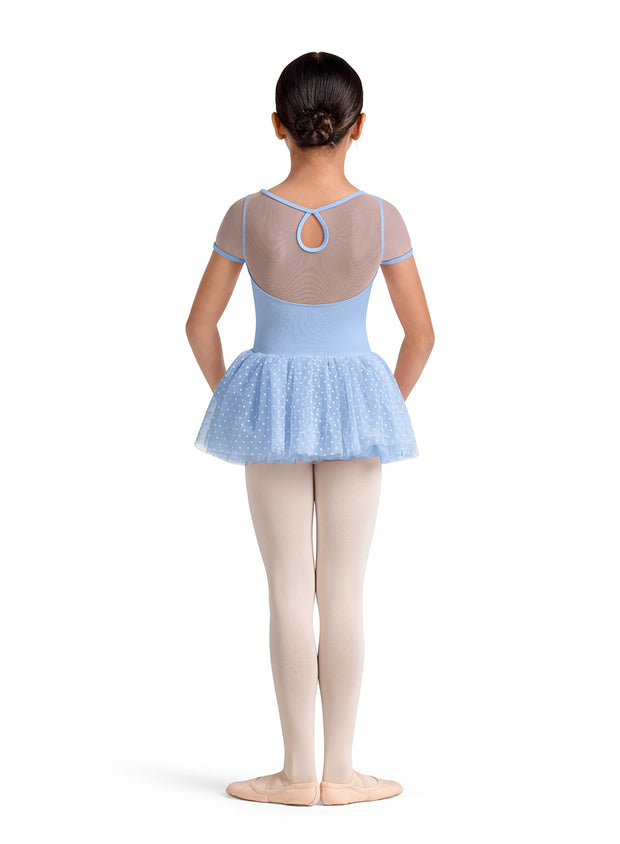 M20003C Child Short Sleeve Tutu Leotard