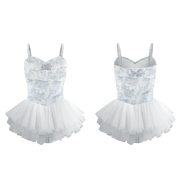 R0128G Scarlette Tutu Leotard