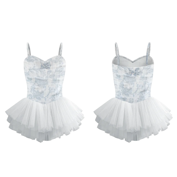 R0128G Scarlette Tutu Leotard