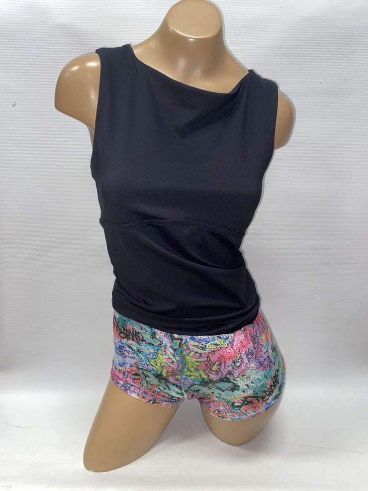 27825 2" Inseam Printed Metallic Shorts