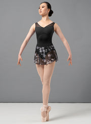 MS162 V-Front Printed Skirt (FINAL SALE)