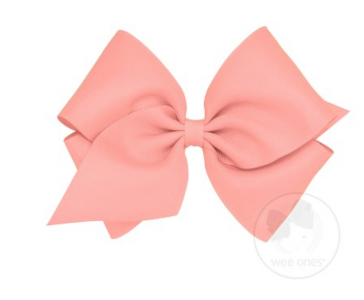 MKB-G King Mini Solid Grosgrain Bow