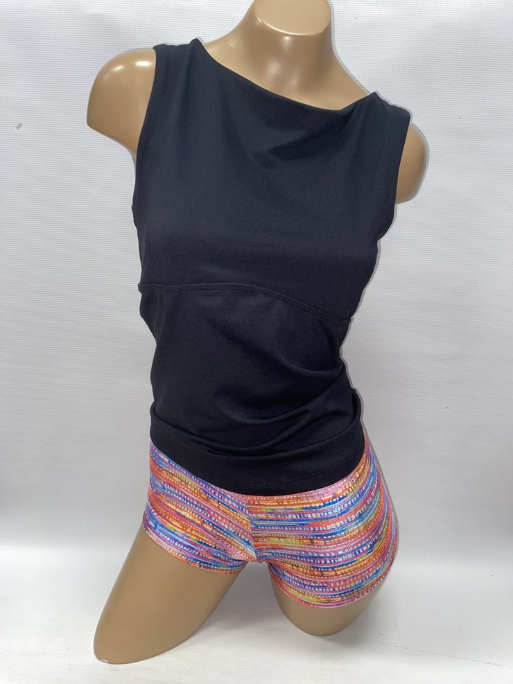 27825 2" Inseam Printed Metallic Shorts